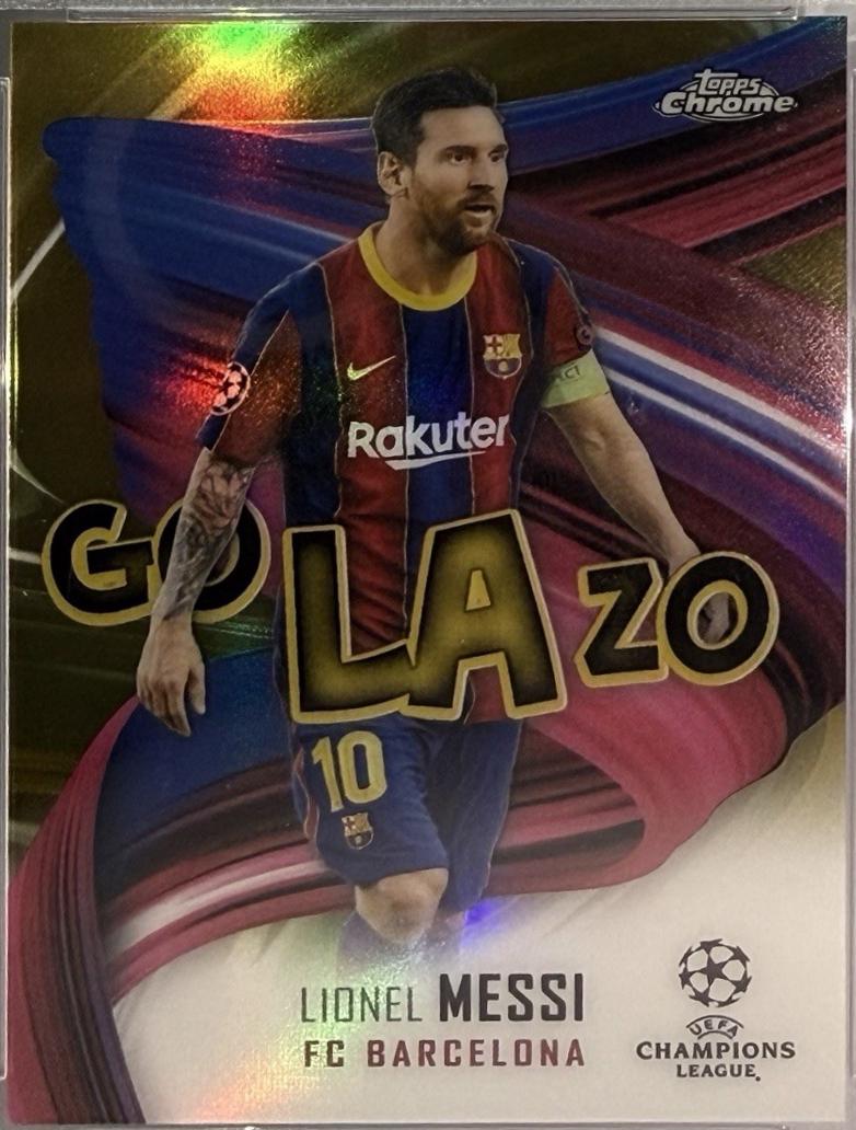 Lionel Messi [Gold Refractor] #GOL-LM