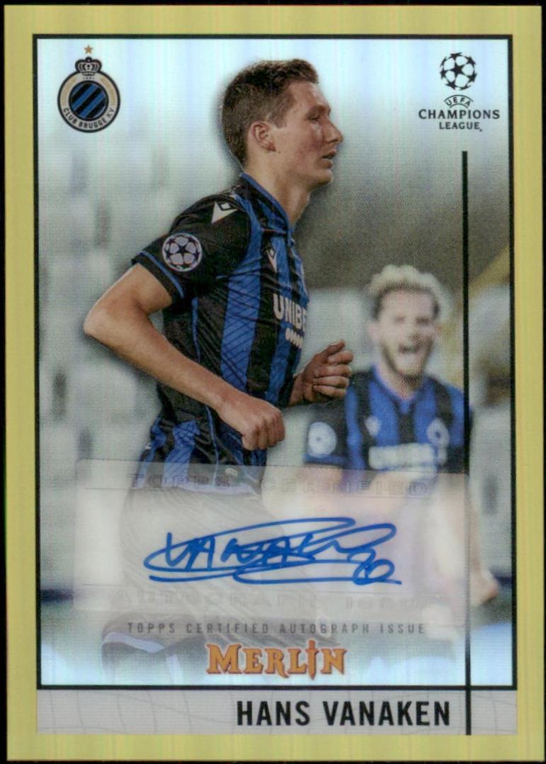 Hans Vanaken [Gold Refractor] #BCA-HV