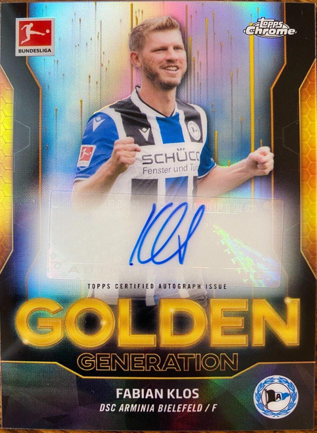 Fabian Klos [Autograph] #GG-FK