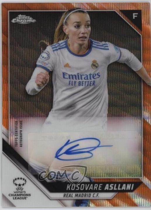 Kosovare Asllani [Orange Wave Refractor] #BA-KA