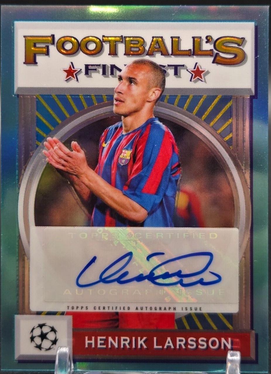 Henrik Larsson [Aqua Refractor] #FA-HL