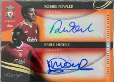 Fowler / Heskey [Autograph Orange] #AU-FH