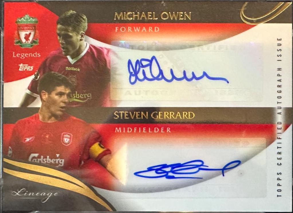 Owen / Gerrard [Autograph] #AU-OG