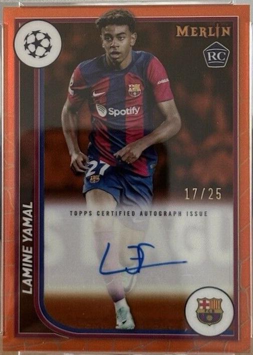 Lamine Yamal [Orange Refractor] #AU-LY