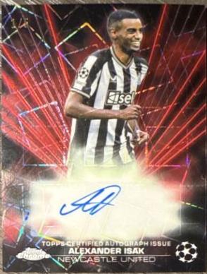Alexander Isak [Red Black Refractor] #BLA-AI
