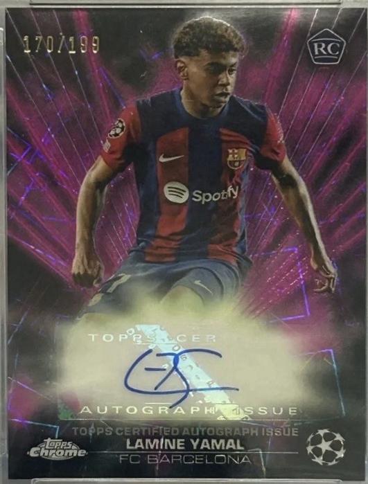 Lamine Yamal [Black Magenta Refractor] #BLA-LY