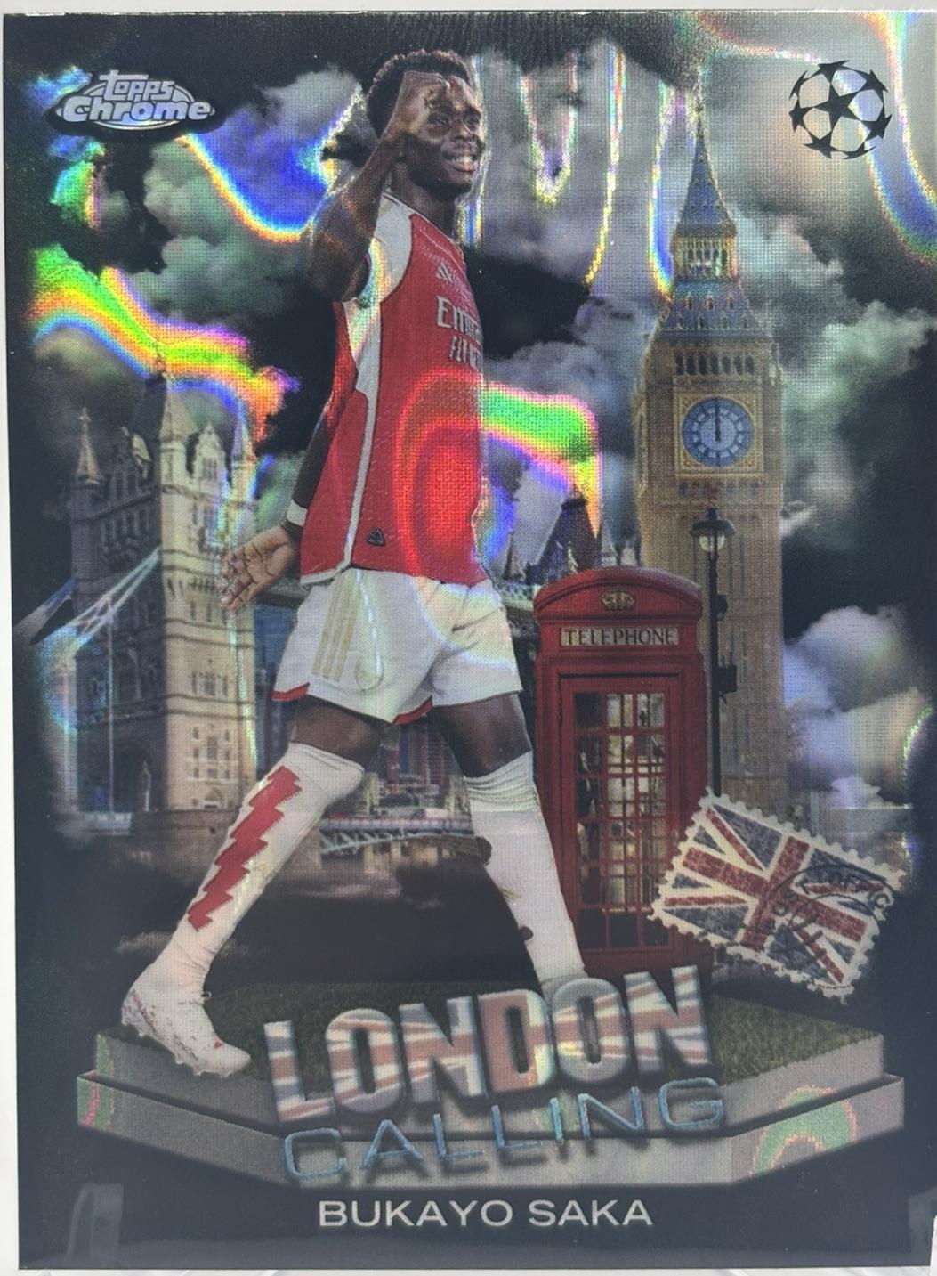 Bukayo Saka [Black Lava Refractor] #LC-14