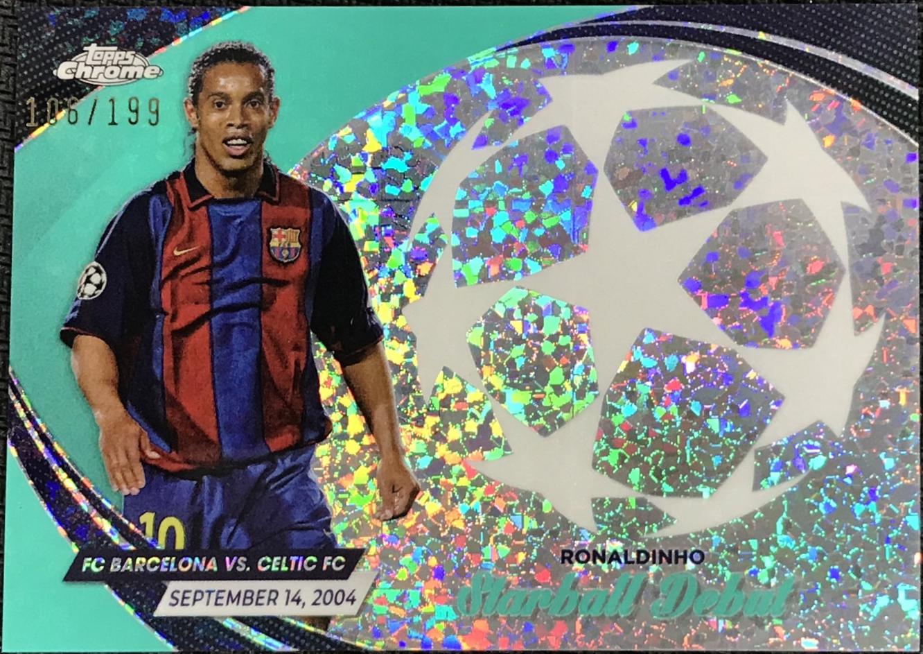 Ronaldinho [Aqua Mini Diamond Refractor] #SD-12