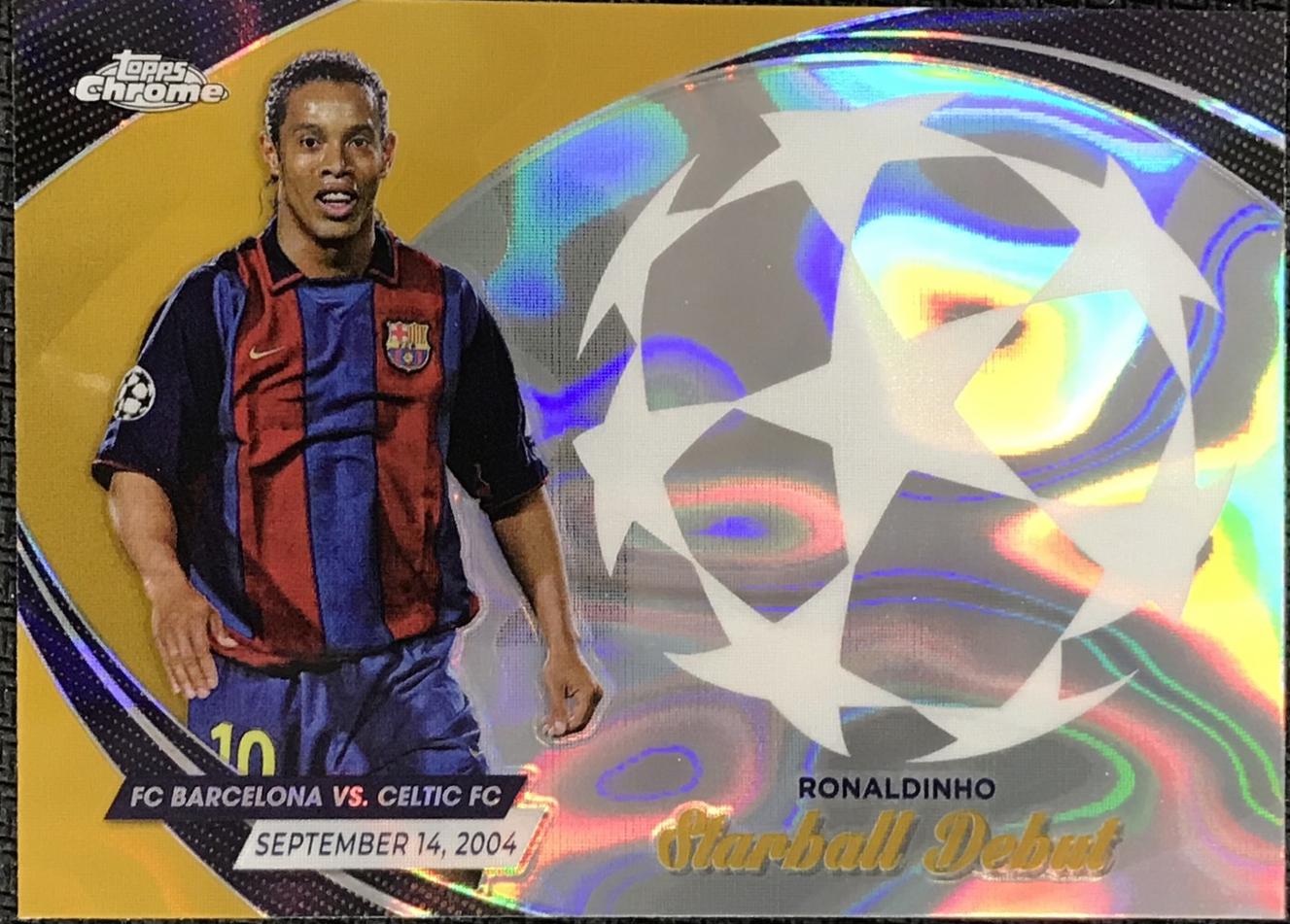 Ronaldinho [Gold Lava Refractor] #SD-12