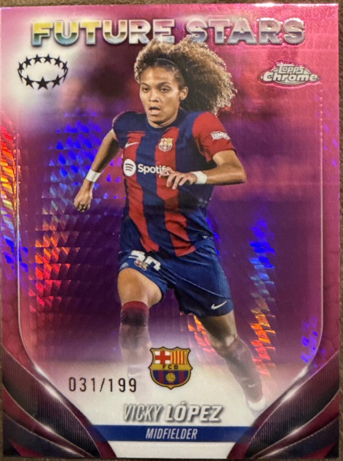 Vicky Lopez [Pink Prism Refractor] #83