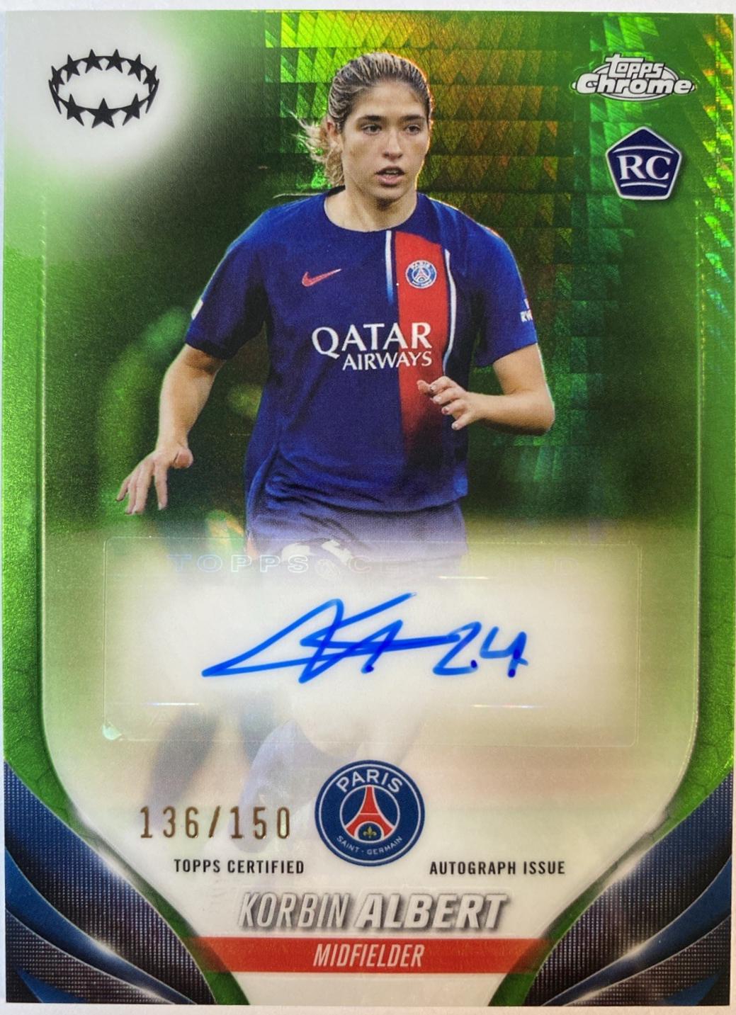 Korbin Albert [Neon Green Prism Refractor] #A-KA