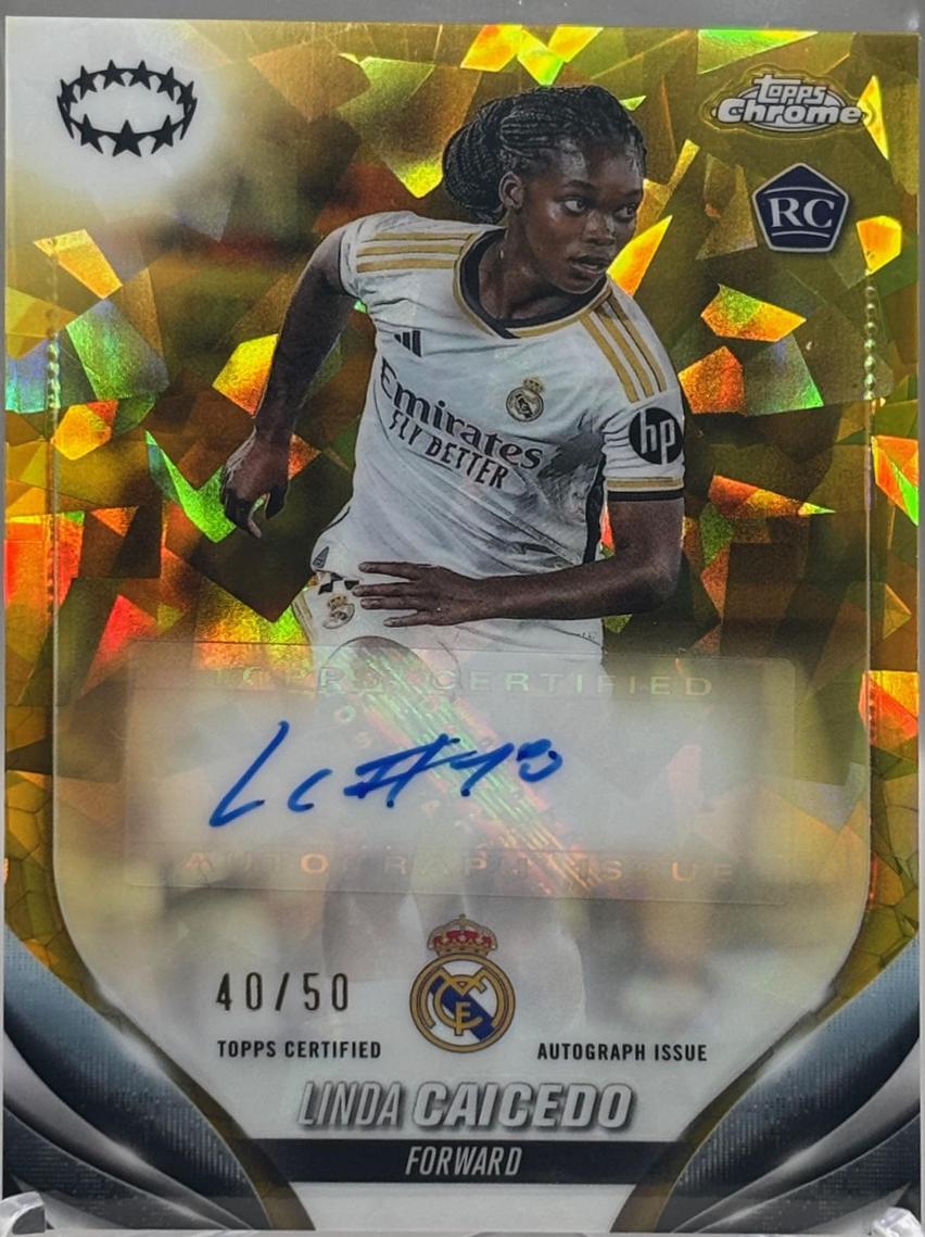 Linda Caicedo [Gold Refractor] #A-LC