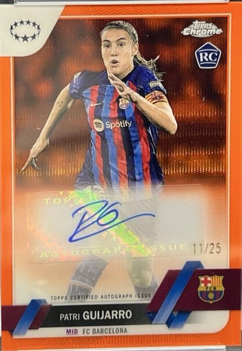 Patri Guijarro [Orange Wave Refractor] #A-PG