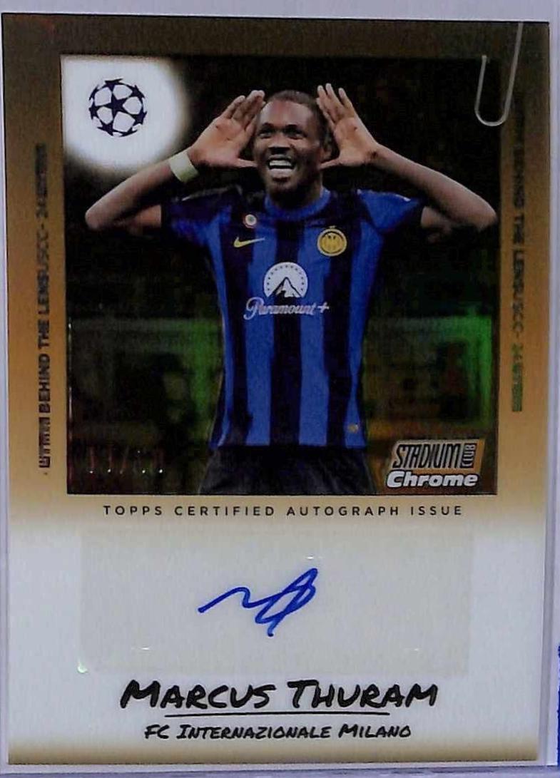 Marcus Thuram [Gold Refractor] #BTLA-MT