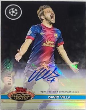 David Villa [Black Refractor] #CKA-DV