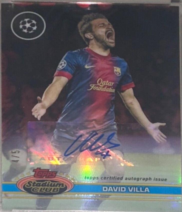 David Villa [Red Refractor] #CKA-DV