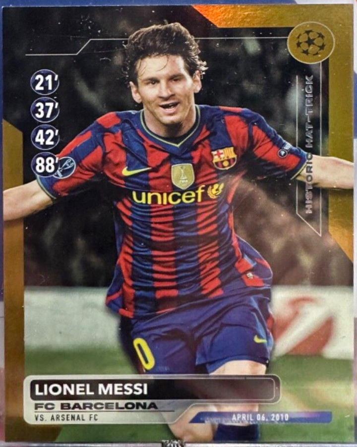Lionel Messi [Gold Foilboard] #HH-10