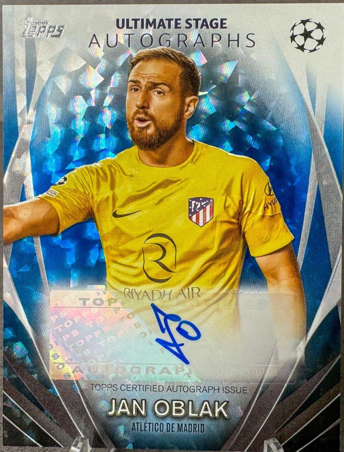Jan Oblak [Blue Icy Foilboard] #USA-JO