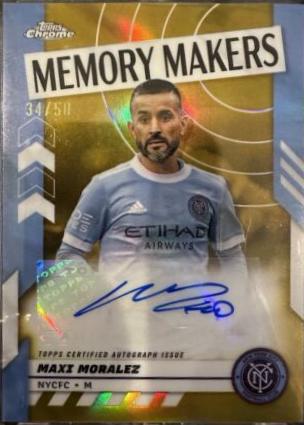 Maxi Moralez [Gold Refractor] #MMA-MM
