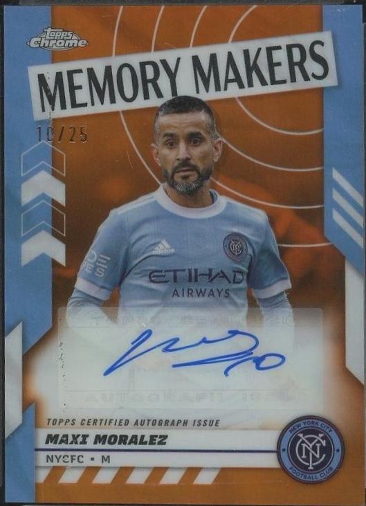 Maxi Moralez [Orange Refractor] #MMA-MM