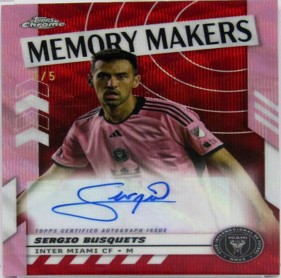 Sergio Busquets [Red Wave Refractor] #MMA-SB