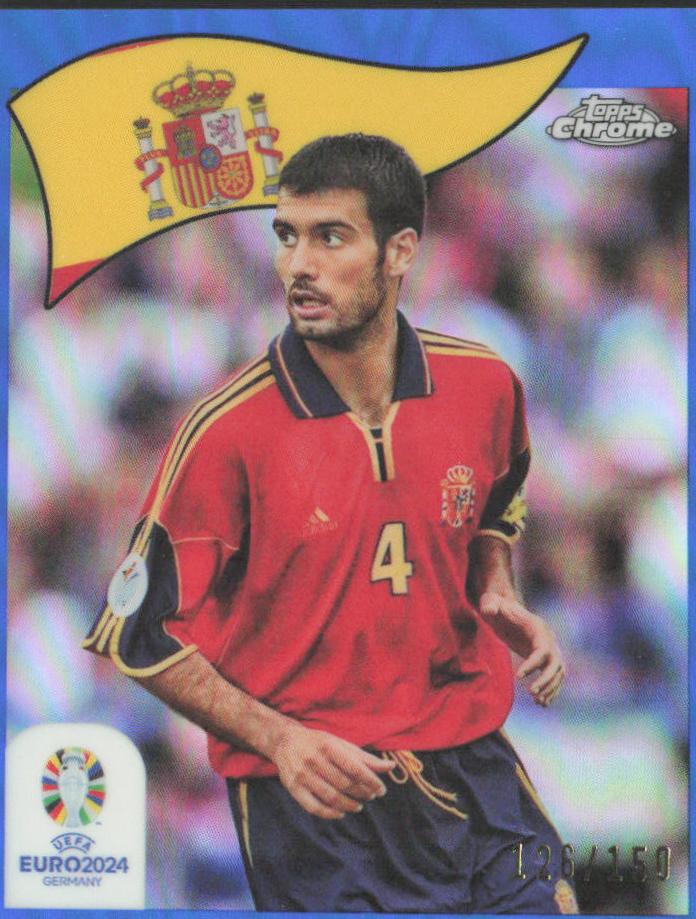 Pep Guardiola [Blue Refractor] #TC-23
