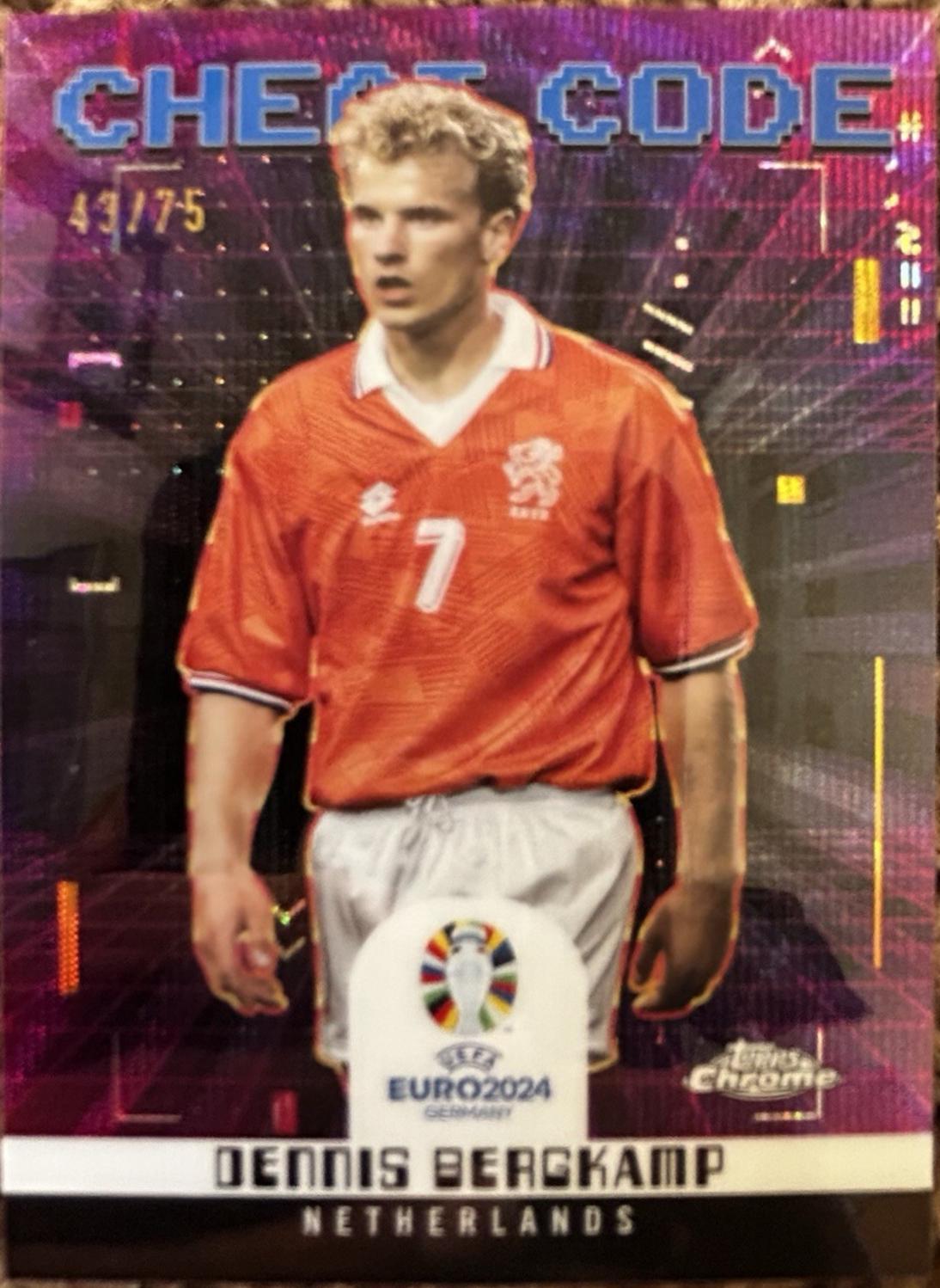 Dennis Bergkamp [Blue Wave Refractor] #CC-11