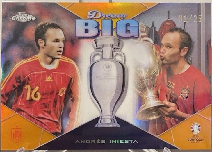 Andres Iniesta [Orange Refractor] #DB-8