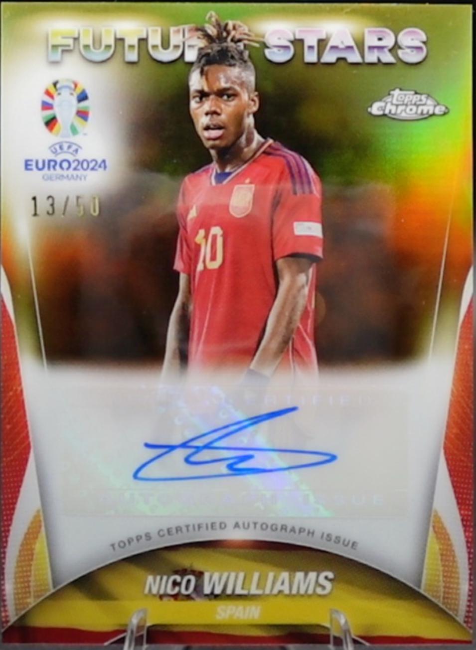 Nico Williams [Gold Refractor] #FSA-NW