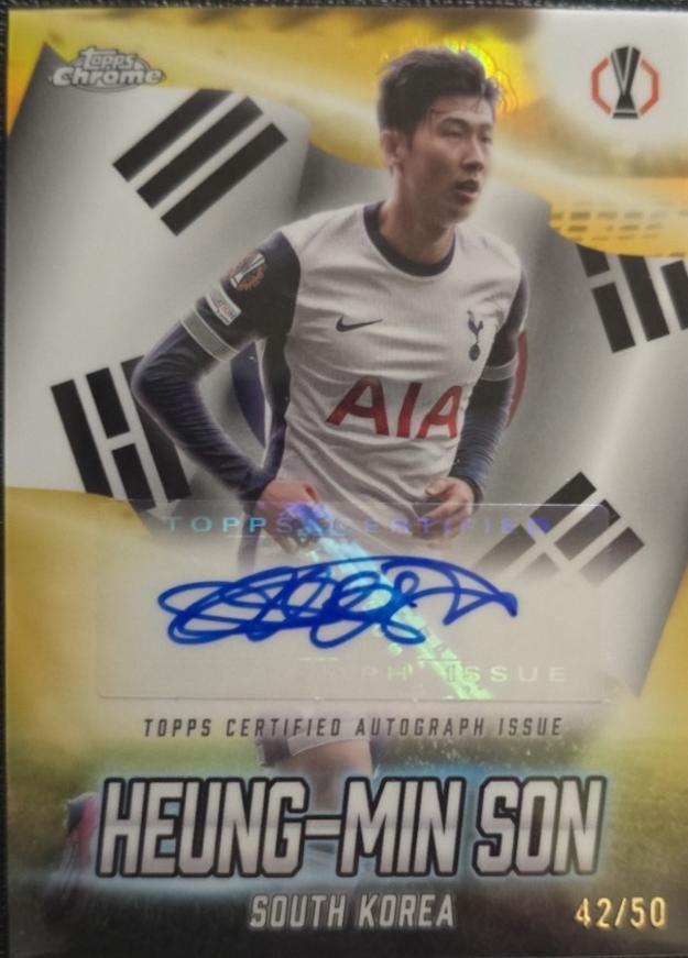 Heung-min Son [Gold Refractor] #GLA-HS