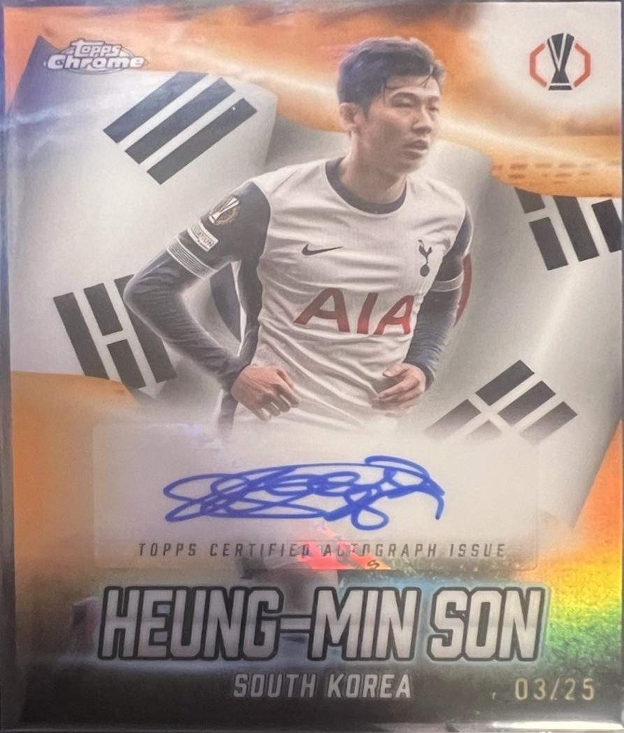 Heung-min Son [Orange Refractor] #GLA-HS