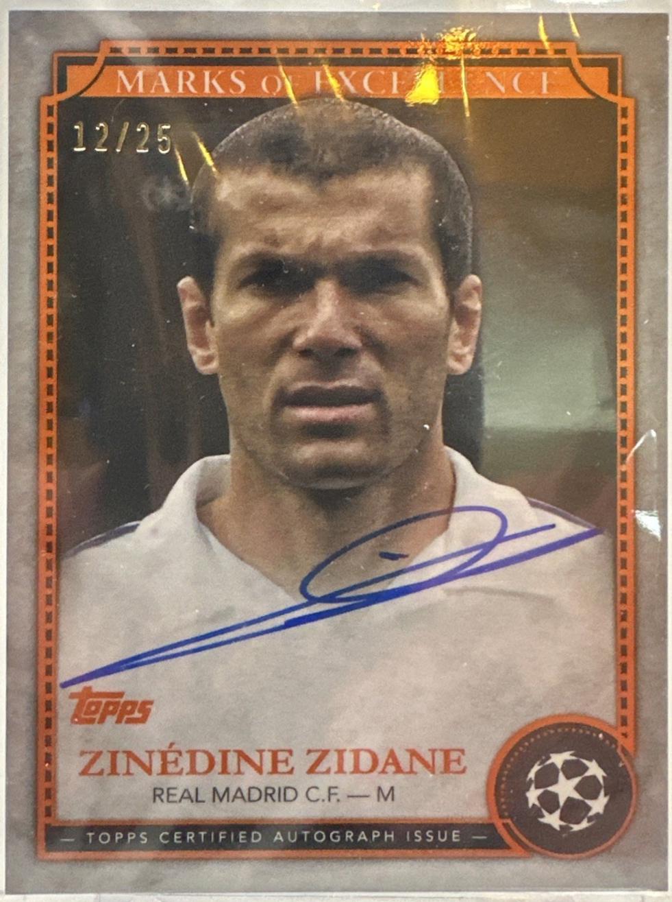Zinedine Zidane [Orange] #EX-ZZ7