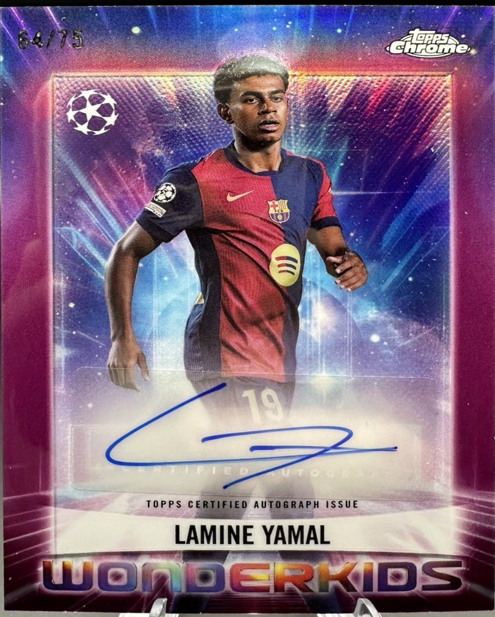 Lamine Yamal [Magenta Refractor] #WKA-LY
