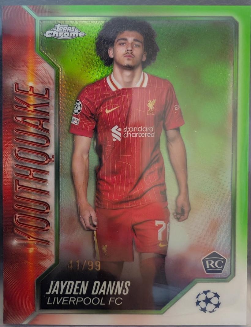Jayden Danns [Neon Green Refractor] #YQ-15