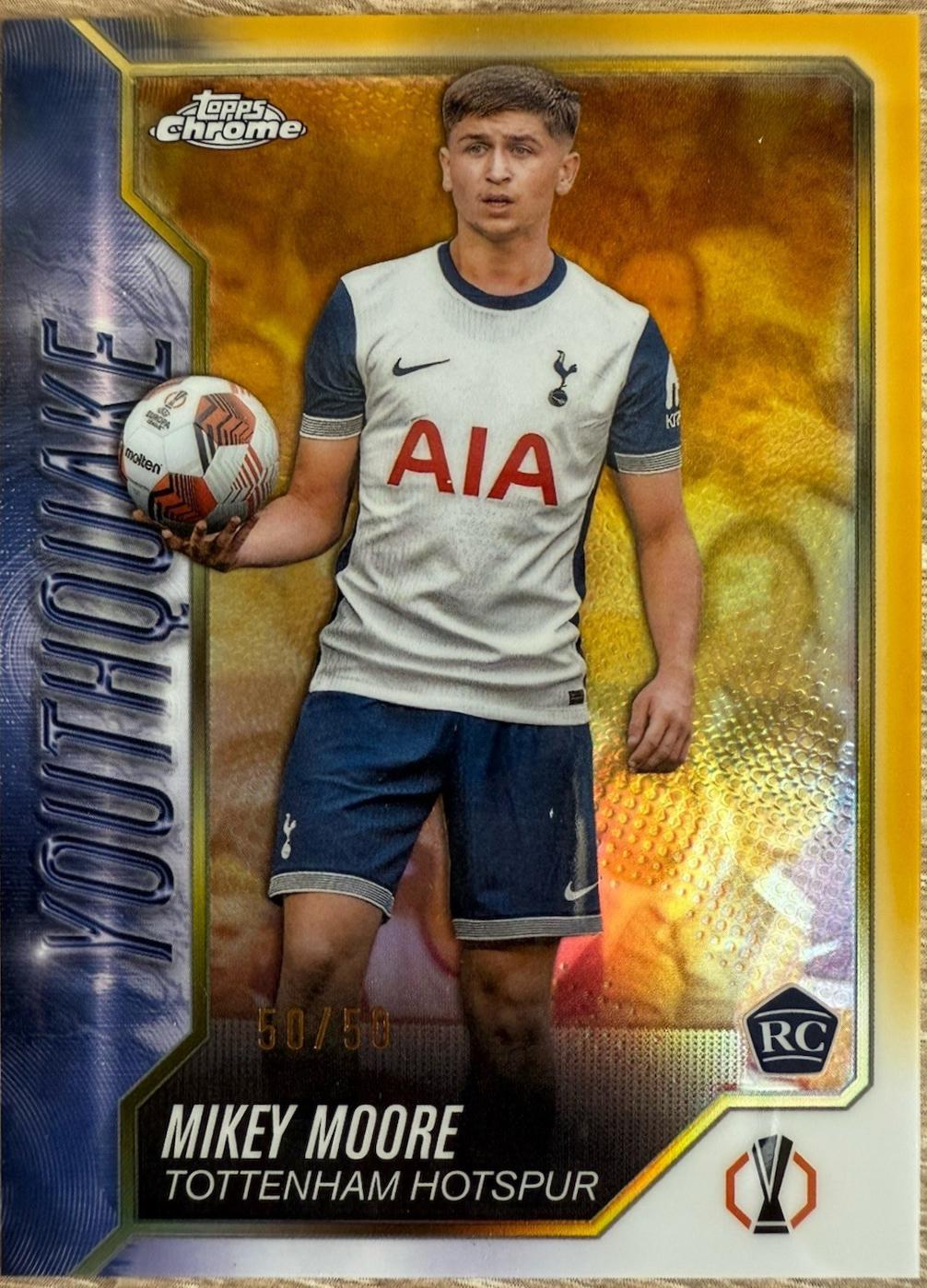 Mikey Moore [Gold Refractor] #YQ-13