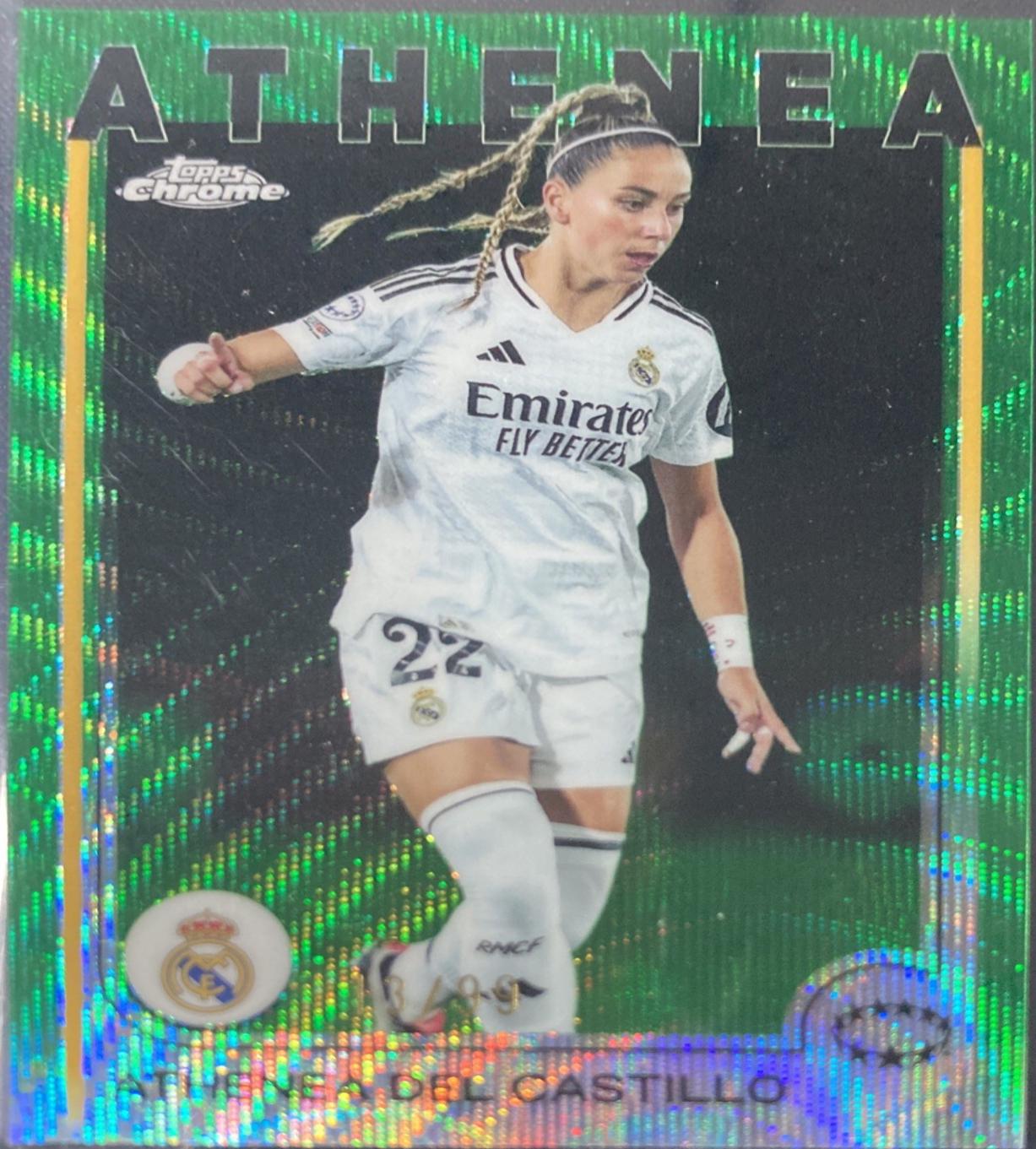 Athenea del Castillo [Green Wave Refractor] #24