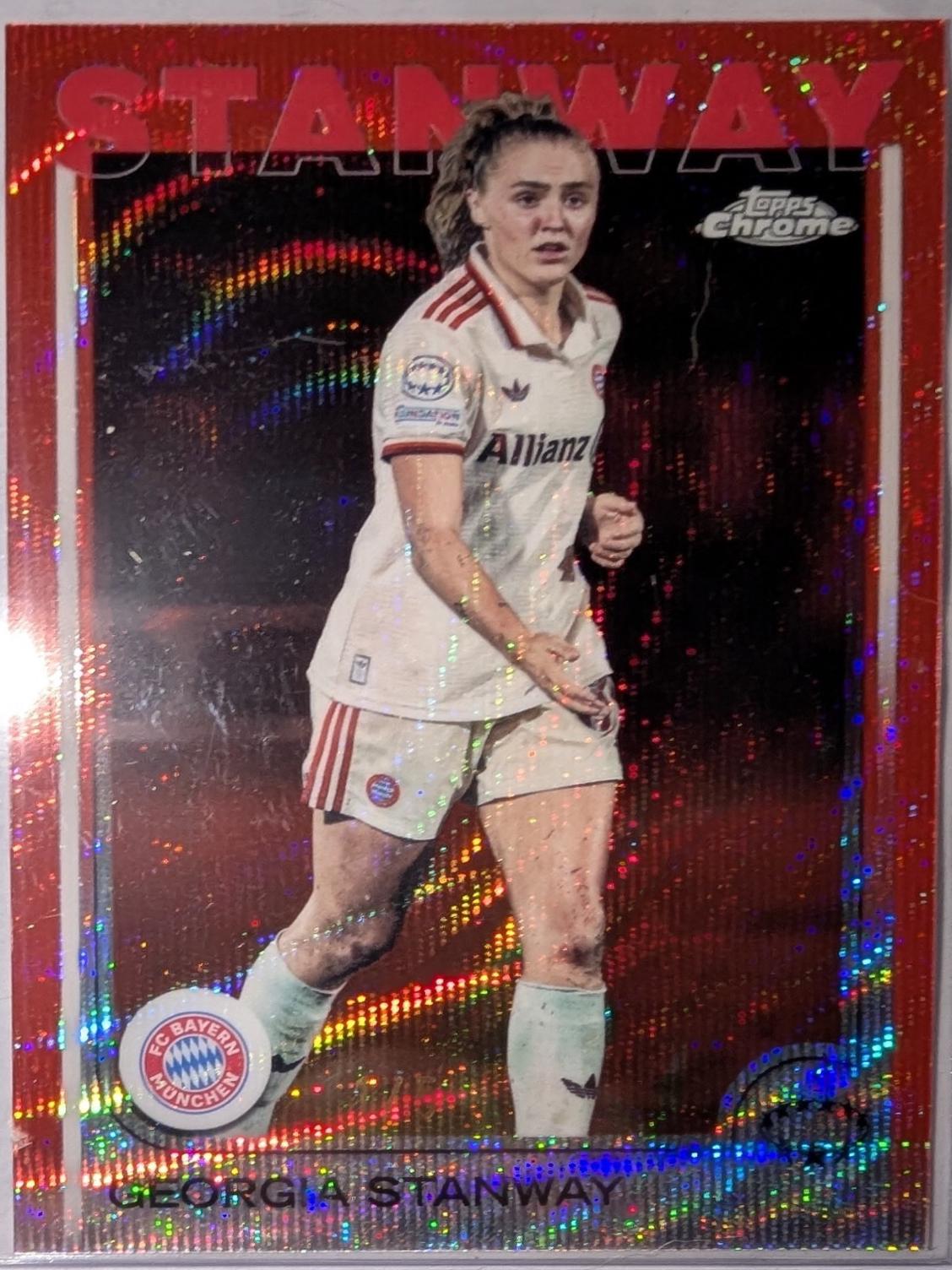 Georgia Stanway [Red Wave Refractor] #87