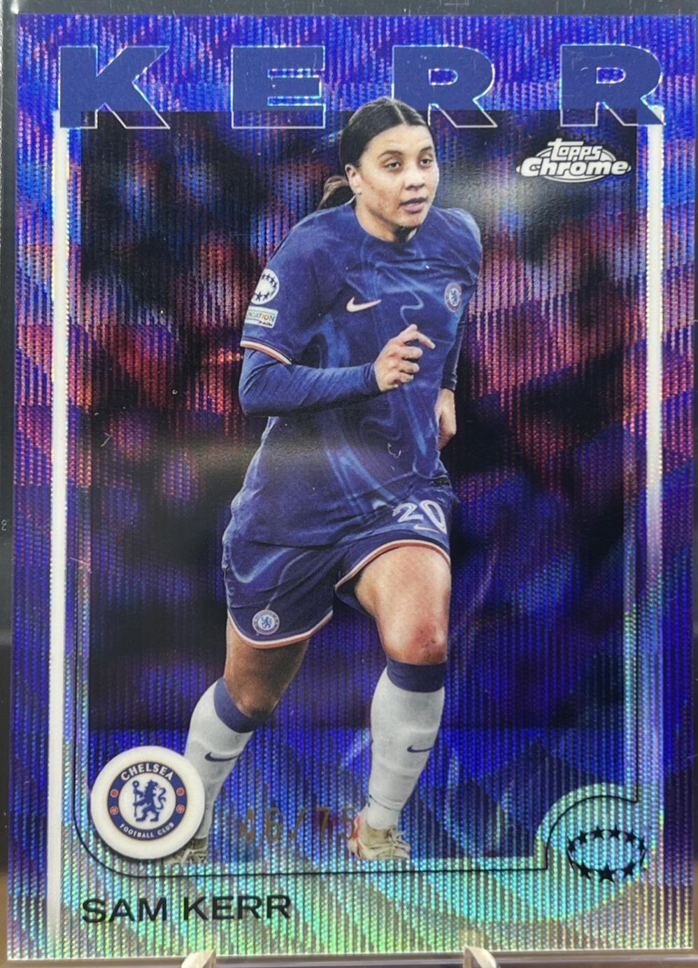 Sam Kerr [Purple Wave Refractor] #43