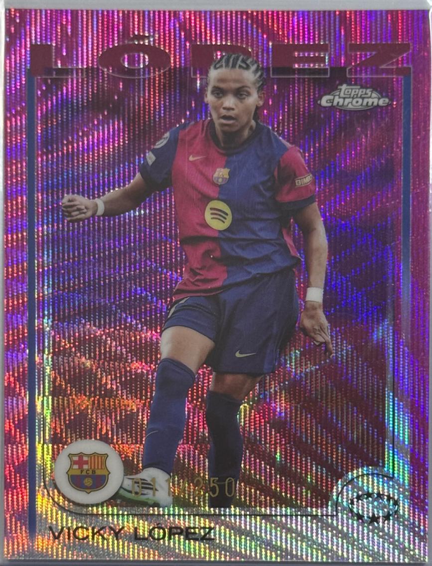 Vicky Lopez [Pink Wave Refractor] #58