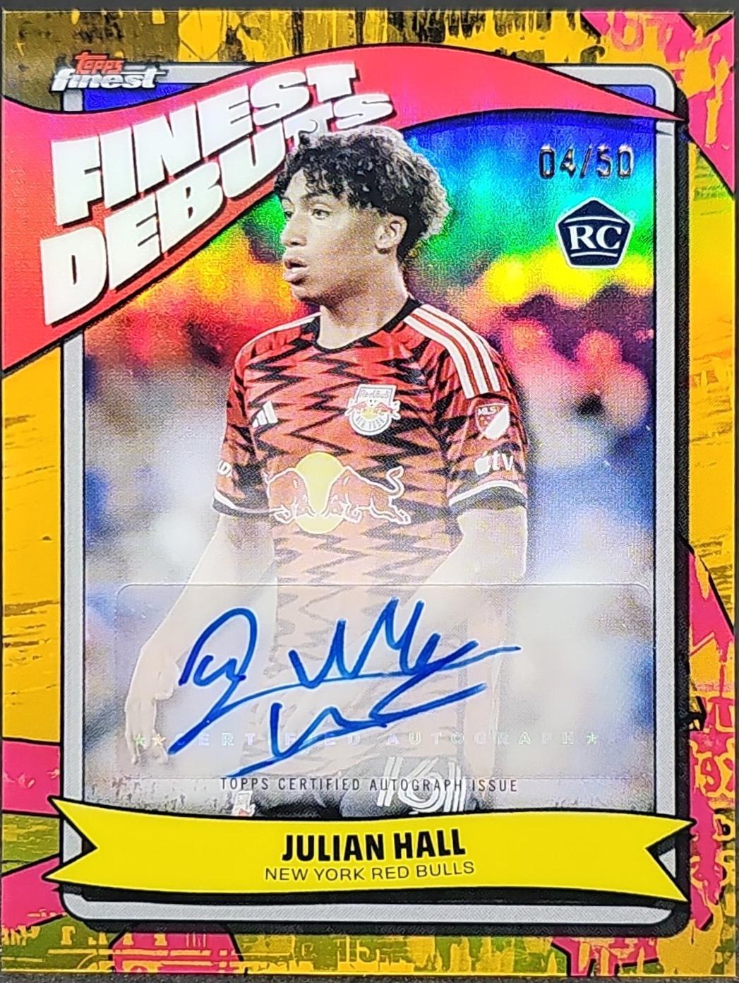 Julian Hall [Gold Refractor] #FDA-JZ