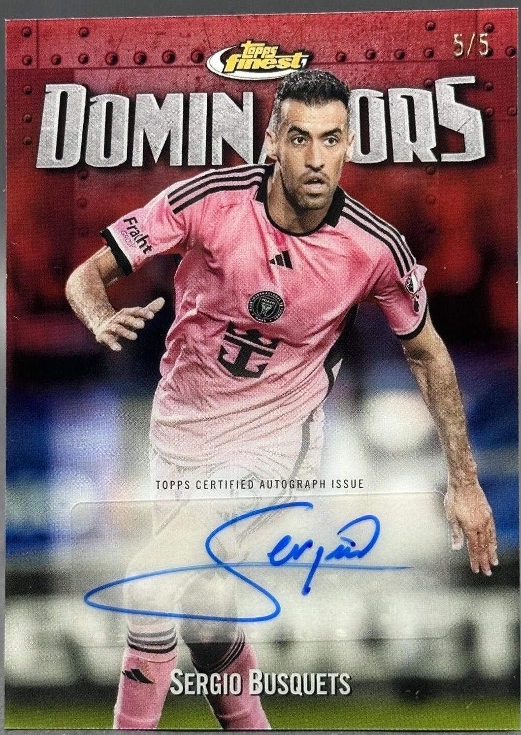 Sergio Busquets [Red Refractor] #DOM-SB