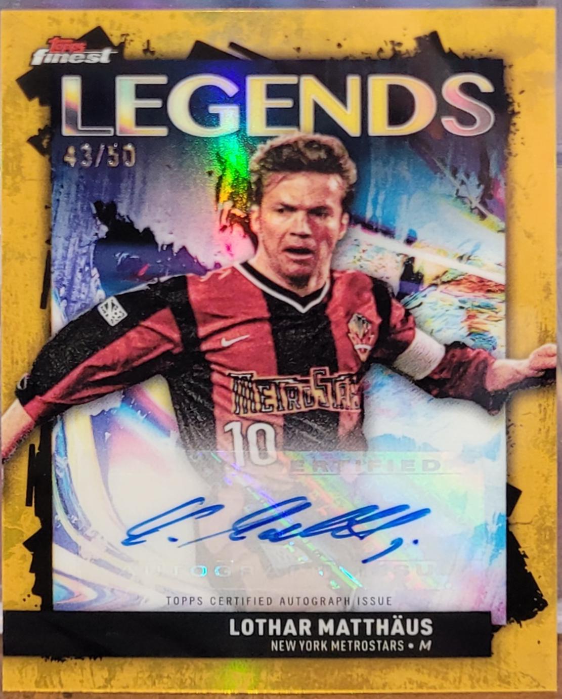 Lothar Matthaus [Gold Refractor] #FLA-LM
