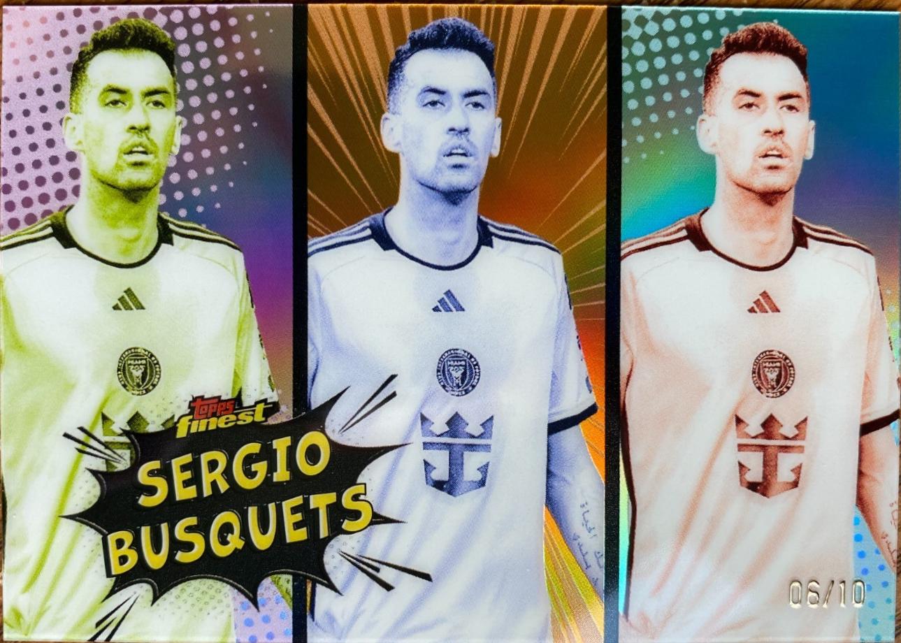 Sergio Busquets [Black Refractor] #PA-10