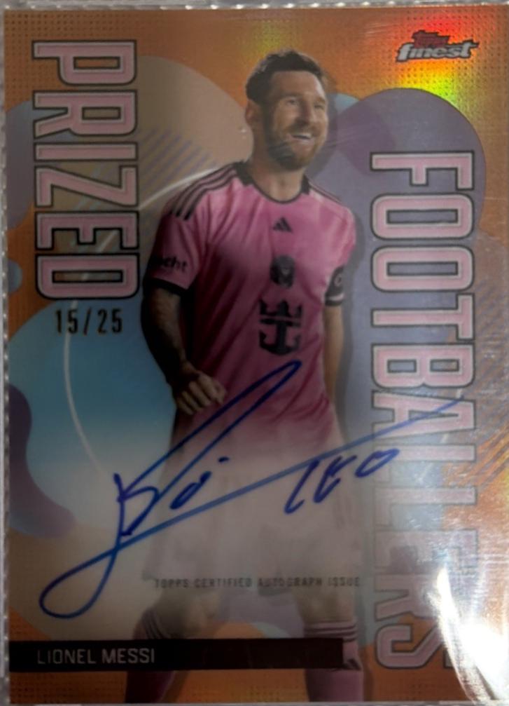 Lionel Messi [Orange Refractor] #PFA-LM