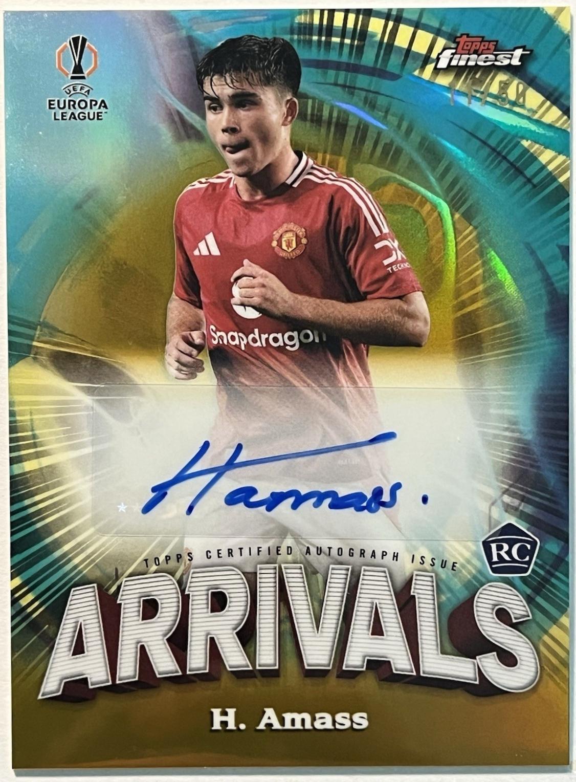 Harry Amass [Gold Refractor] #AA-HA