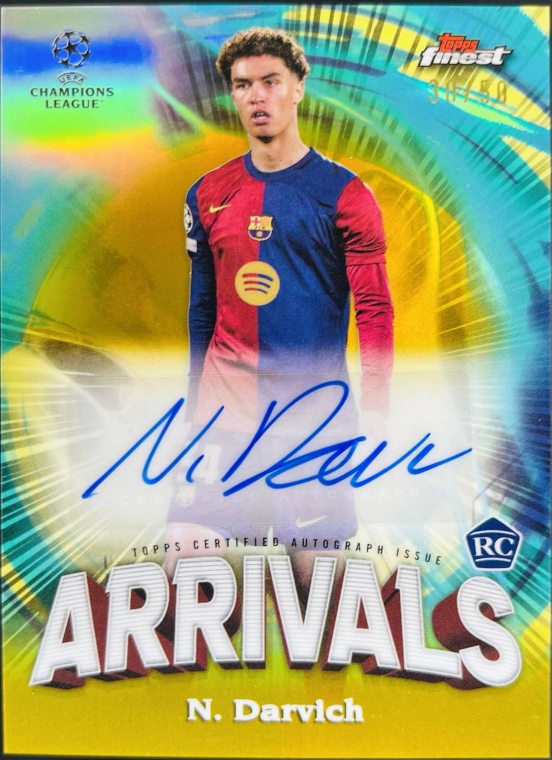 Noah Darvich [Gold Refractor] #AA-ND