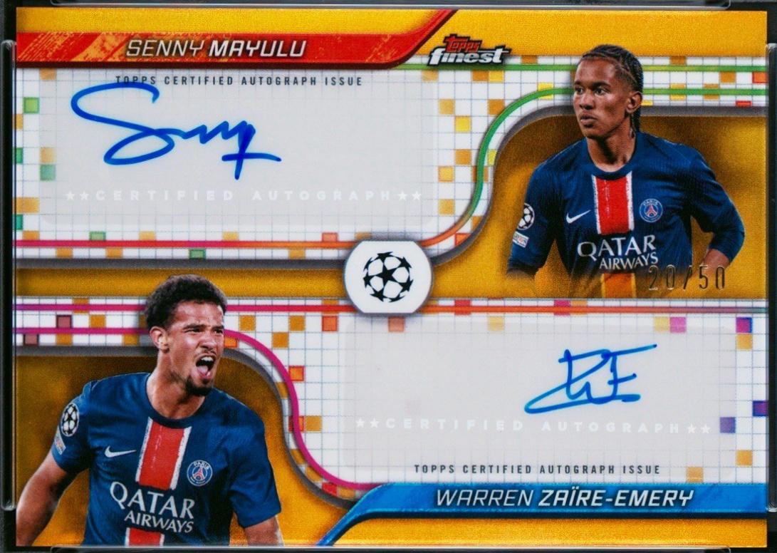Senny Mayulu / Warren Zaire-Emery [Gold Refractor] #FDA-MZ