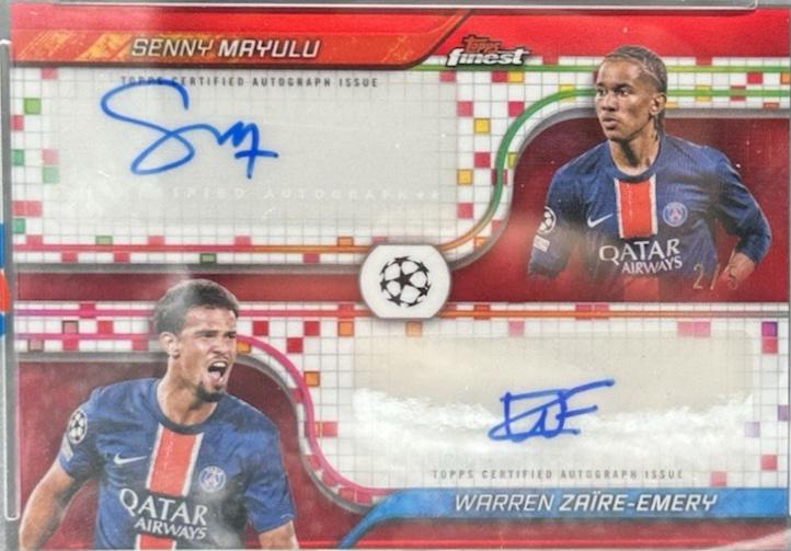 Senny Mayulu / Warren Zaire-Emery [Red Wave Refractor] #FDA-MZ