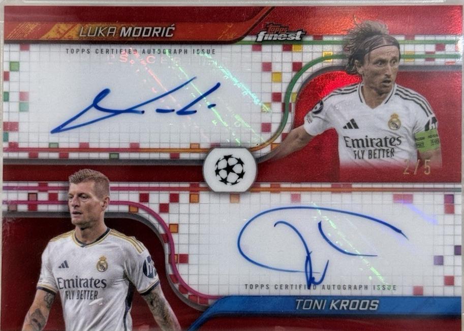 Toni Kroos / Luka Modric [Orange Wave Refractor] #FDA-KM