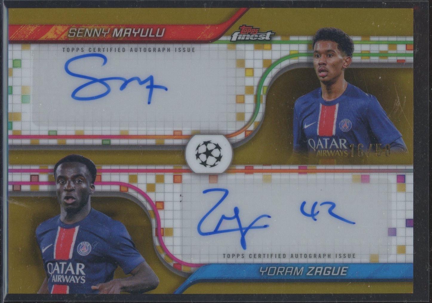Yoram Zague / Senny Mayulu [Gold Refractor] #FDA-ZM